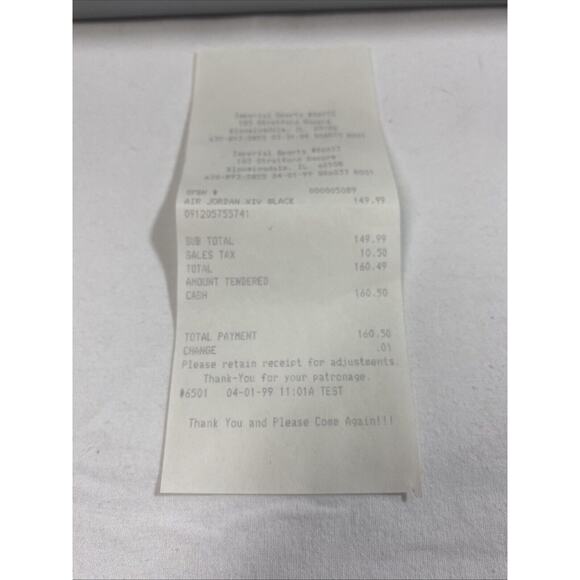 Nike Air Jordan 14 1999 OG XIV 136016-001 Black Varsity Red The Last Shot Sz12 - Picture 16 of 16